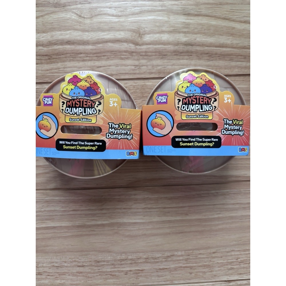 Crazy Fun Rms Dumpling Sunset Edition SEALED Squishy Toy Lot Of 2